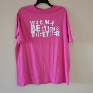 Susan G Komen Pink Cancer Awareness Shirt - We Can Beat This Together 2XL